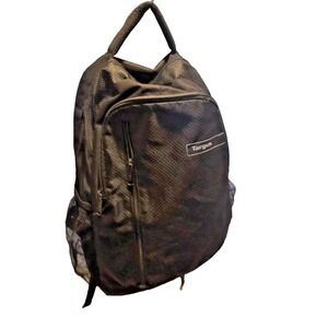 Targus Black Laptop Backpack 15.6" Multi Pocket Travel School Work Daypack Bag